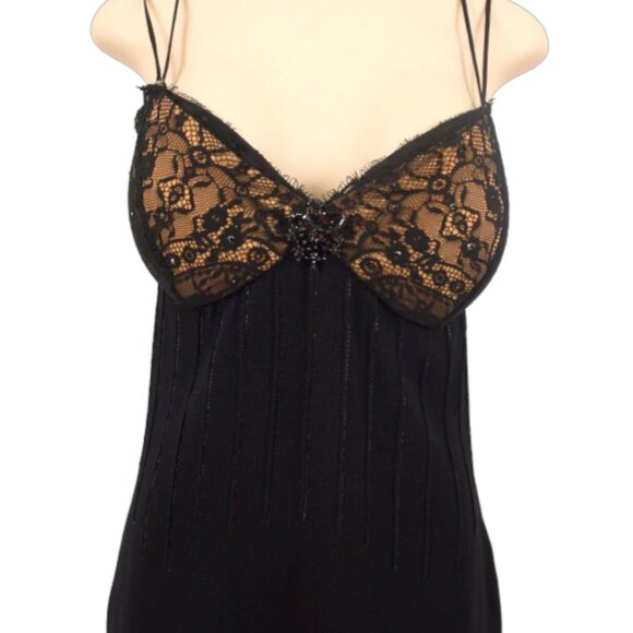 ST. JOHN Rib Knit Mini Dress - Picture 2 of 6